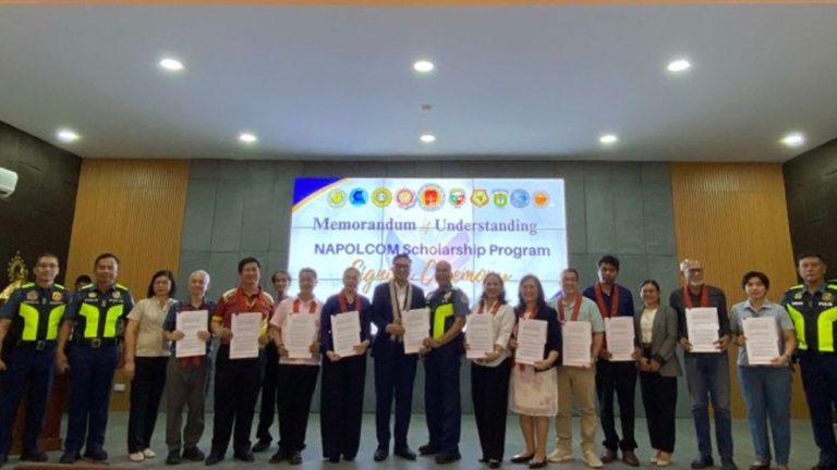 Napolcom, Bicol Schools Ink Deal For Scholarship Program