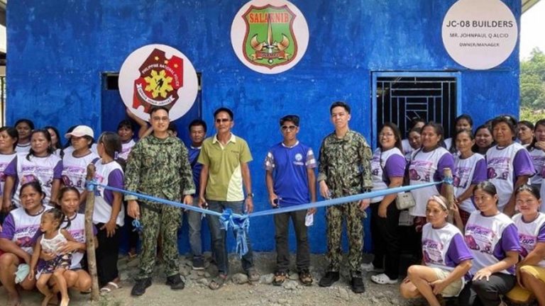 Ilocos Cops Turn Over Storage Facility To Imalawa Tribal Community