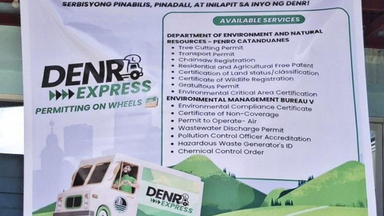DENR On Wheels Rolls Out 2-Day Services In Catanduanes