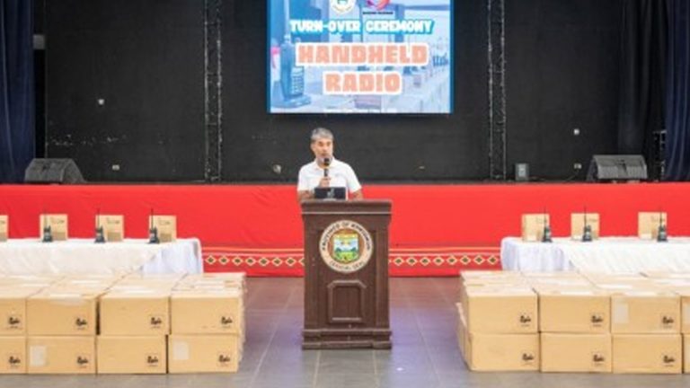 Bukidnon Turns Over PHP16 Million Handheld Radios To Barangays
