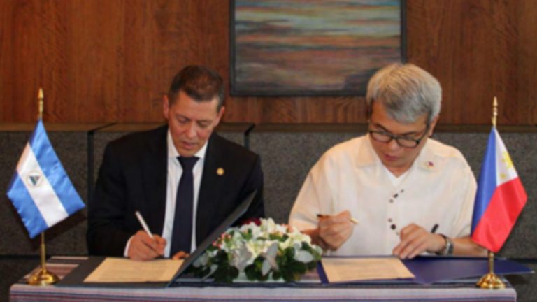 Philippines, Nicaragua Ink First Bilateral Deal For Political Talks