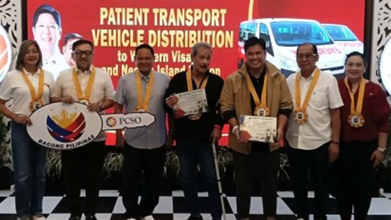 PCSO Turns Over 8 Patient Transport Vehicles To Western Visayas Provinces