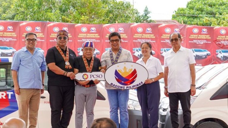 First Lady Leads Handover Of 44 PCSO Vehicles To Mindanao LGUs