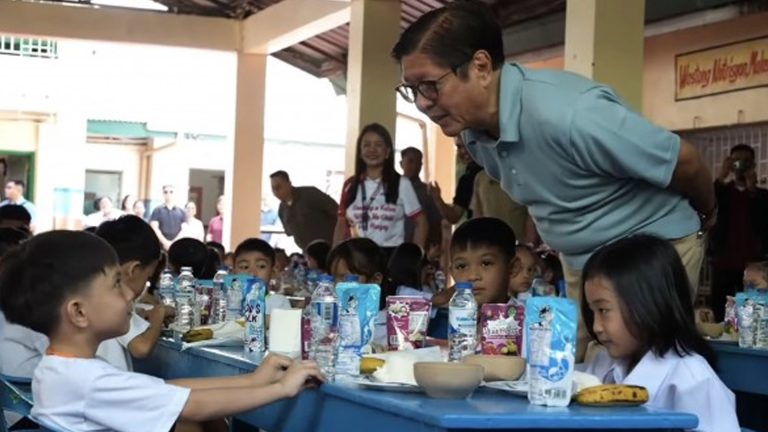 PBBM Launches Nationwide School Feeding Program
