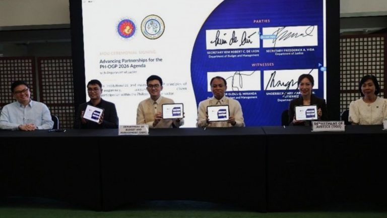 DOJ, DBM Boost Transparency, Advance Philippine Open Government Partnership