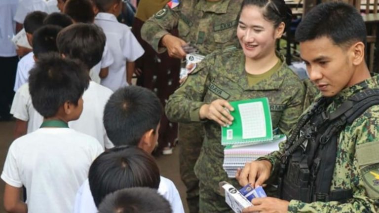 Army Battalion Donates School Supplies To 350 Learners In Basilan