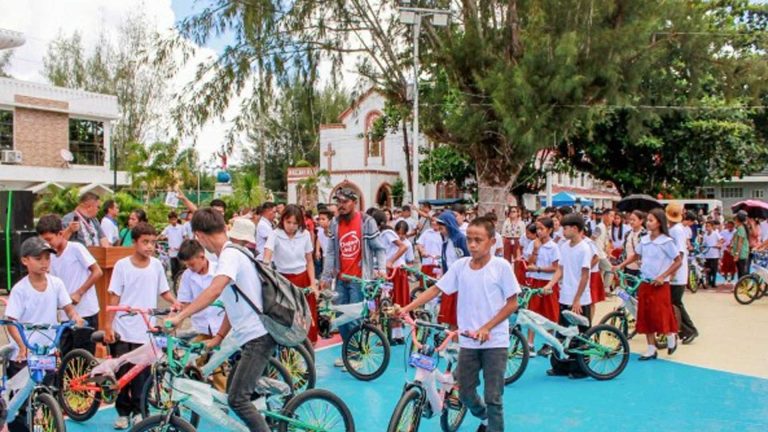 Eastern Samar Town Distributes Bicycles To Students In Remote Villages