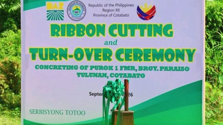 Cotabato Farmers Get PHP50 Million Farm-To-Market From DAR