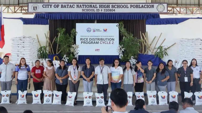 Ilocos Norte Starts Giving BBM Rice Aid To 9K DepEd Personnel