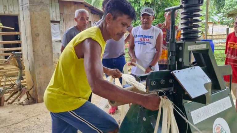 New Stripping Machines To Enhance Abaca Output In Southern Leyte